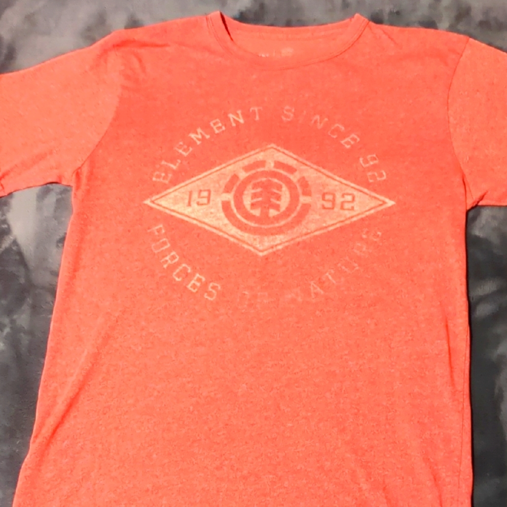 Element Men's Heather Red Graphic Tee